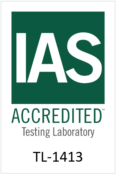IAS Accredited Testing Laboratory